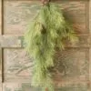 Lone Needle Pine Teardrop Swag - With Pine Cones - 36 Inch -Holiday Ornaments Sales artificial swag northern soft pine with pine cones teardrop swag 36 32