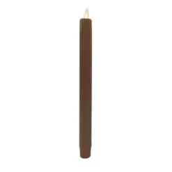 Flameless Taper Candle - Mystique LED - Taupe - 10in