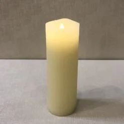 Battery Pillar Candle With Timer - 2x6 - Ivory