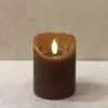 Battery Pillar Candle With Timer - 3x4 - Spice -Holiday Ornaments Sales battery pillar candle with timer 3x4 spice 12