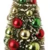 Bottle Brush Tree - Sisal Tree With Ornaments - 9in -Holiday Ornaments Sales bottle brush tree sisal tree with ornaments 9in 12