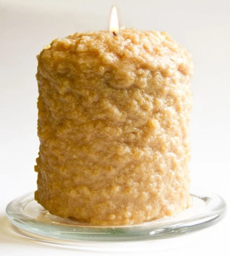 Cake Candle - Belgian Pecan Waffle - 5in X 4.5in 3 Cake Candle - Belgian Pecan Waffle - 5in X 4.5in