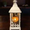 Candle Lantern Holder - Antique Cream Vine Lantern - 13in -Holiday Ornaments Sales candle lantern holder antique cream vine lantern 13in 12