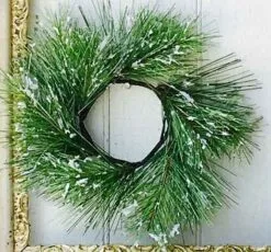 Silver Fir Candle Ring - 4in