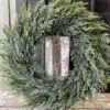 Cedar Wreath - Bent Bough - 24 Inch -Holiday Ornaments Sales cedar wreath bent bough 24 inch 12
