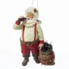 Christmas Ornament - Santa Drinking Coca-Cola - 5.5in -Holiday Ornaments Sales christmas ornament coca cola santa ornament 33