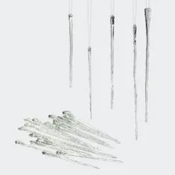 Christmas Ornament - Icicle Ornaments - Set Of 24