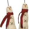 Christmas Ornament - "Skinny Snowman Ornaments" - Set Of 6