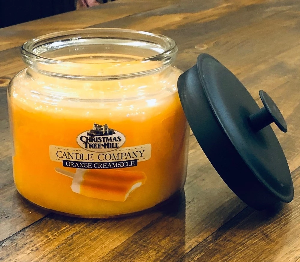 Christmas Tree Hill 3 Wick Candle - Orange Creamsicle - 64oz 3 Christmas Tree Hill 3 Wick Candle - Orange Creamsicle - 64oz