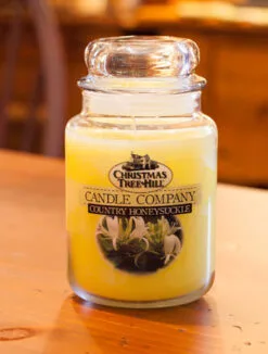 Christmas Tree Hill Candle - Country Honeysuckle - 26oz