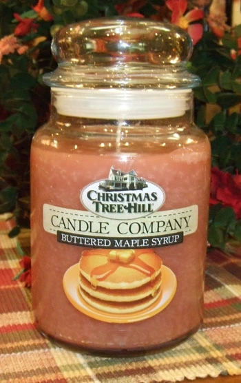 Christmas Tree Hill Candle - Buttered Maple Syrup - 26oz 3 Christmas Tree Hill Candle - Buttered Maple Syrup - 26oz