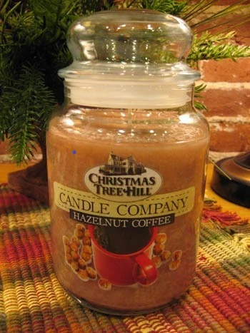 Christmas Tree Hill Candle - Hazelnut Coffee - 26oz 3 Christmas Tree Hill Candle - Hazelnut Coffee - 26oz