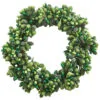 Dark Green/Light Green Frost Candle Ring - 3.75in -Holiday Ornaments Sales dark green light green frost candle ring 3 75in 12