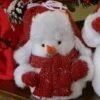 Decorative Figurine - "Red Cap Snowman" - Small 7" -Holiday Ornaments Sales decorative figurine red cap snowman small 7 12