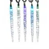 Electric Light Set - Color Changing LED - Crystal Icicle - 12ft -Holiday Ornaments Sales electric light set color changing led crystal icicle 12ft 15