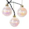 Light Set - Glass Ball - Set Of 6 -Holiday Ornaments Sales electric light set pastel led light set set of 6 28