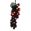 Electric Light Set - Warm White LED - Burgundy Grape Clusters -Holiday Ornaments Sales electric light set warm white led burgundy grape clusters 16