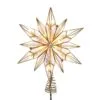 Electric Tree Topper - 12-Point Capiz Star With Gemstones -Holiday Ornaments Sales electric tree topper 12 point capiz star with gemstones 12