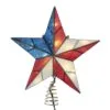 Electric Tree Topper - American Flag Star - 9.84in -Holiday Ornaments Sales electric tree topper american flag star 9 84in 13