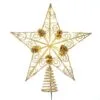 Electric Tree Topper - Gold Star And Pinecones - 11.5in 2 Electric Tree Topper - Gold Star And Pinecones - 11.5in -Holiday Ornaments Sales electric tree topper gold star and pinecones 11 5in 12
