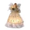 Electric Tree Topper - Ivory And Gold Angel - 9in -Holiday Ornaments Sales electric tree topper ivory gold angel electric tree topper 27