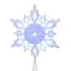 Electric Tree Topper - White Snowflake - 10in 2 Electric Tree Topper - White Snowflake - 10in -Holiday Ornaments Sales electric tree topper white snowflake 10in 15