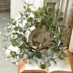 Eucalyptus Candle Ring - Crisp Air - 6.5in