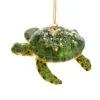 Glass Ornament - Glitter Sea Turtle - 4in -Holiday Ornaments Sales glass ornament glitter sea turtle 4in 13