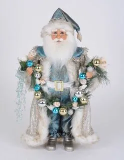 Karen Didion Santa - 16in - Lighted Coastal Swag 2020