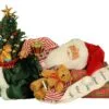 Karen Didion Santa - 16in - Lighted Napping 2018 -Holiday Ornaments Sales karen didion santa 16in lighted napping 2018 15