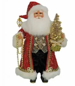 Karen Didion Santa - 16in - Lighted Traditional Elegance 2019