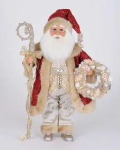 Karen Didion Santa - 16in - Red Coat Seashell 2020