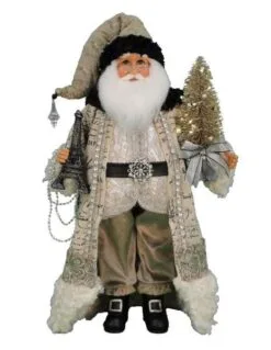 Karen Didion Santa - 18in - Lighted Paris Elegance 2020