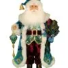 Karen Didion Santa - 18in - Peacock 2018 -Holiday Ornaments Sales karen didion santa 18in peacock 2018 15