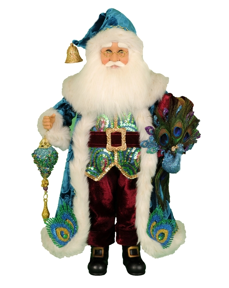 Karen Didion Santa - 18in - Peacock 2018 3 Karen Didion Santa - 18in - Peacock 2018