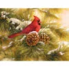 Lang Boxed Christmas Cards - December Dawn Cardinal - Rosemary Millette