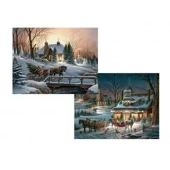 Lang Boxed Christmas Cards - Evening Rehearsals - Terry Redlin