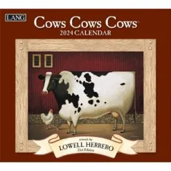 Lang Calendar - 2024 - Cows Cows Cows - Lowell Herrero