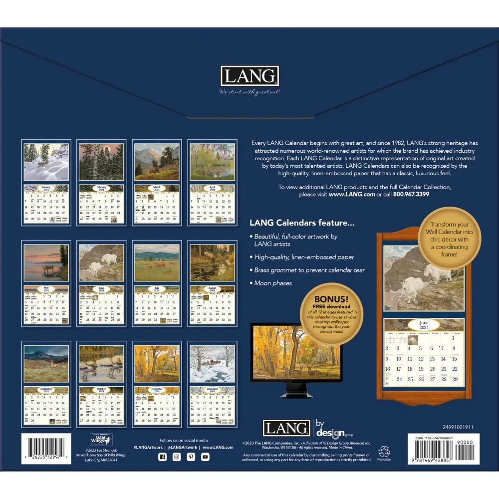 Lang Calendar - 2024 - Four Seasons - Lee Stroncek 5 Lang Calendar - 2024 - Four Seasons - Lee Stroncek - Image 3