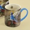 Lang & Wise Mug - "December Blue Jay" - Artist Rosemary Millette -Holiday Ornaments Sales lang wise mug december blue jay artist rosemary millette 18