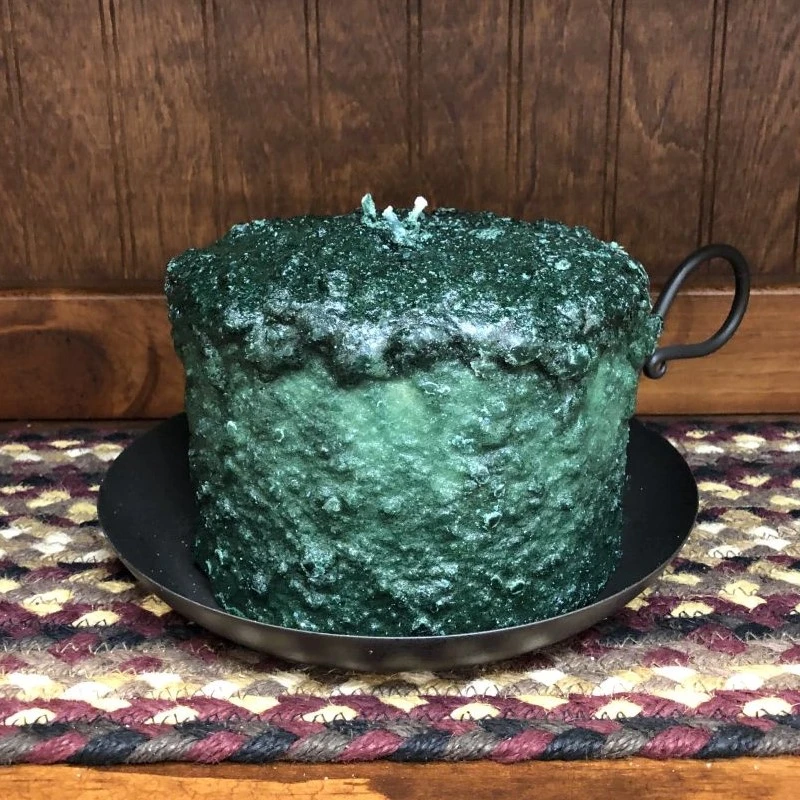 Large 3-Wick Cake Candle - Northern Pine - 5.5in X 4.5in 3 Large 3-Wick Cake Candle - Northern Pine - 5.5in X 4.5in