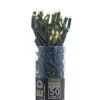 LED Electric String Lights - 50 Warm White LED Lights - Green Wire - 25ft -Holiday Ornaments Sales led electric string lights 50 warm white led lights green wire 25ft 12