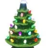 Lighted Ceramic Christmas Tree - Battery-Operated With Multi-Colored Lights - 7.5 Inch -Holiday Ornaments Sales lighted ceramic christmas tree battery operated with multi colored lights 7 5 inch 19