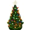 Lighted Ceramic Christmas Tree - Electric With Multi-Colored Lights - 16 Inch 2 Lighted Ceramic Christmas Tree - Electric With Multi-Colored Lights - 16 Inch -Holiday Ornaments Sales lighted ceramic christmas tree electric with multi colored lights 16 inch 24