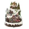 Lit Christmas Mountian Village Table Decor - Muscial - Battery LED - 17in -Holiday Ornaments Sales lit christmas mountian village table decor muscial battery led 17in 9