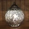 Mercury Glass Lantern - LED Silver - On/Off/Timer - 7.5in -Holiday Ornaments Sales mercury glass lantern led silver on off timer 7 5in 25