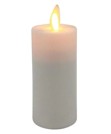 Flameless Votive Candle - Mystique - Ivory - 3.5in X 1.5in 3 Flameless Votive Candle - Mystique - Ivory - 3.5in X 1.5in