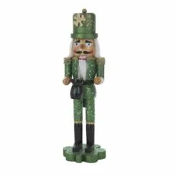 Nutcracker - Irish Nutcracker On Shamrock Base - 15in