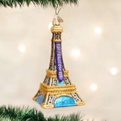 Old World Christmas Glass Ornament - Eiffel Tower