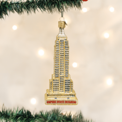 Old World Christmas Glass Ornament - Empire State Building
